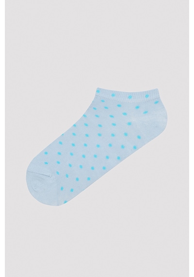 Penti Multicolor Dots 5li Patik Çorap Mavi Pembe