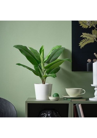 Ikea Fejka Yapay Bitki, Yeşil, 12 Cm, İç/dış Mekan Muz Ağacı