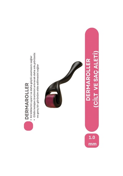 Titanyum Uçlu 540 Iğneli Derma Roller 1 Mm Sorelis Iğne Cilt Yüz Vücut Yenileme Masaj Aleti Karışık