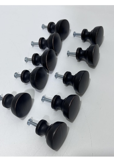 Vintage Dolap Mobilya Düğme Kulp 31,5mm 10 Adet Çok Renkli