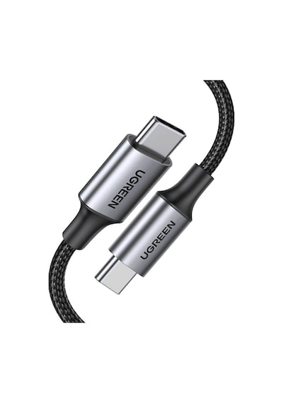 Ugreen Usb-c To Usb-c 100w 5a Qc Pd Örgülü Hızlı Şarj Kablosu 3 M Siyah