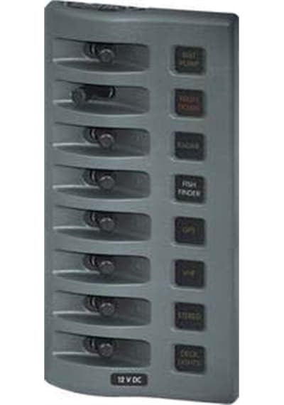 Blue Sea Systems Weatherdeck Su Geçirmez 8'Li Switch Sigorta Pane