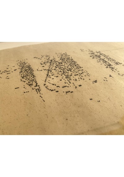 Asemic Sound Mappings Sergisi Asemik Resmi 31x66 cm 002