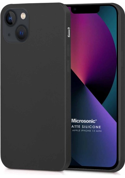 Microsonic Matte Silicone Apple Uyumlu iPhone 13 Mini Kılıf