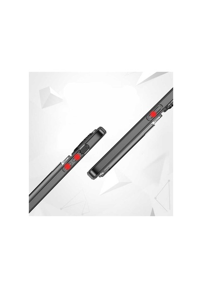 Apple iPhone Uyumlu   12 Pro Sert Kart Girişli Şeffaf Premium Silikon Kılıf Col1467-şeffaf