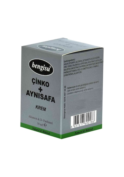 Bengisu Aynısafa + Çinko Bitkisel Krem Allantoin ve D- Panthenol 50 ML