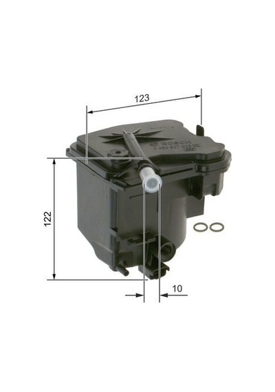 Citroen C3 2002-2006 Arası 1.4 16v Hdi Bosch Marka Mazot Yakıt Filtresi