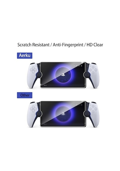 Sony Ps5 Playstation Portal/ps Portal İçin Kırılmaz Cam, 2 Adet 9h Sertlikte Çizilmeye Karşı Dayanıklı Kı