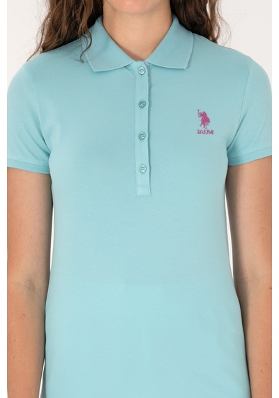 U.S. Polo Assn. Kadın Aqua Basic Tişört 50300896-VR007
