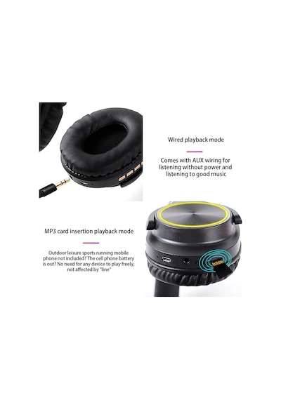 Hz-bt760 Bluetooth Kulaklık Hafıza Kartı Ve Aux Girişli Fm Radyolu Şarjlı Kulaküstü Kablosuz Kulaklık Super Bass