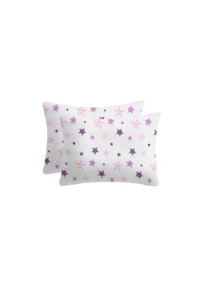 %100 Pamuklu Flanel Kumaşından Yastık Kılıfı 50x70 2 Adet Pembe