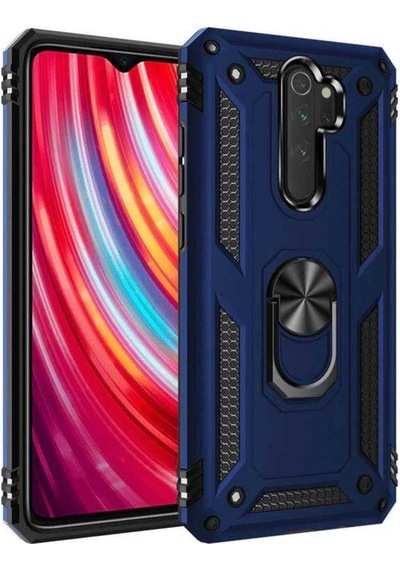 Xiaomi Redmi Note 8 Pro Kılıf Zore Vega Kapak Mavi