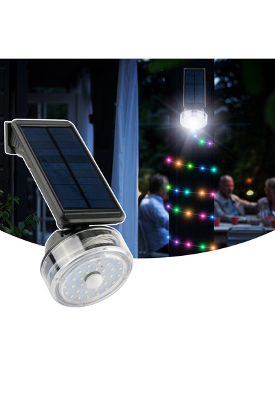 Solar Duvar Aydınlatması + 8 Metre Rgb Şerit Ledli Dekor Soları