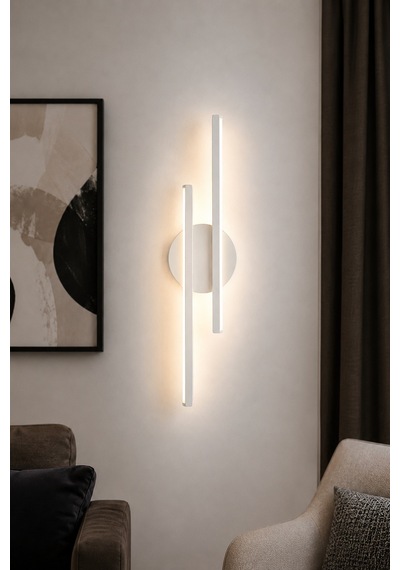 Aden Modern Led Duvar Apliği Günışığı Beyaz