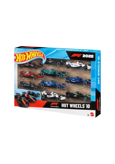 Hot Wheels Formula 1 10'lu Araba Seti Jmm24