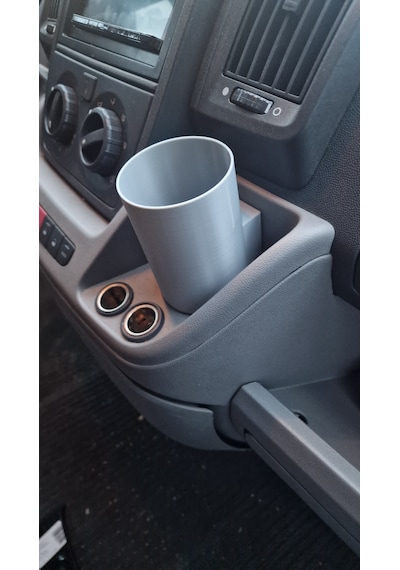 Fiat Ducato Bardaklık Ön Konsol İçecek Tutucu Cup Holder Organizer Aparatı Siyah
