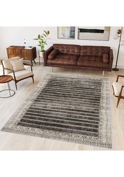 Rovigo Home Dijital Baskı Yıkanabilir Kaymaz Taban Salon Halısı  RVG1692 Çok Renkli