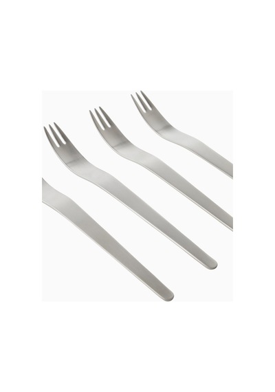 Georg Jensen Arne Jacobsen 16 Parça Paslanmaz Çelik, Çatal Bıçak Seti Çok Renkli
