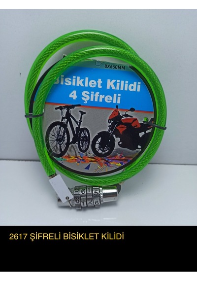 Şifreli  Bisiklet  Kilidi