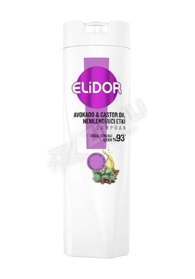 2 Adet Elidor Avokado Ve Castor Yağı Nemlendirici Etki Şampuan 400 Ml