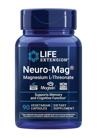 Neuro-mag Magnesium L-threonate 2.000 Mg 90 Vegetarian Capsules