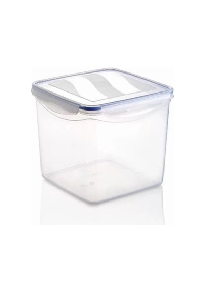 Uçsan Ucs 693 Kilitli Kare Saklama Kabı 19x19x18 Cm Şeffaf