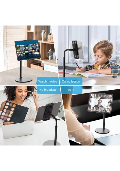 Ht-45 Metal Cep Telefonu Ve Tablet Standı Döner Başlıklı