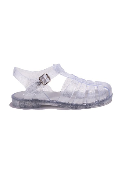 Igor S10262 Bıarrıtz Glitter Beyaz Ortopedik Günlük Kadın Sandalet Beyaz