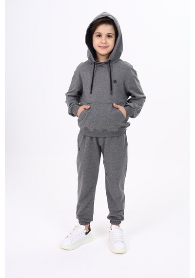 Toontoy Kids Toontoy Erkek Çocuk Relax Fit Kapüşonlu Cepli Hafif Düşük Omuz Baskılı Sweatshirt - 2 İplik Antrasit Toontoy Kids Toontoy Erkek Çocuk Relax Fit Kapüşonlu Cepli Hafif Düşük Omuz Baskılı Sweatshirt - 2 İplik Antrasit