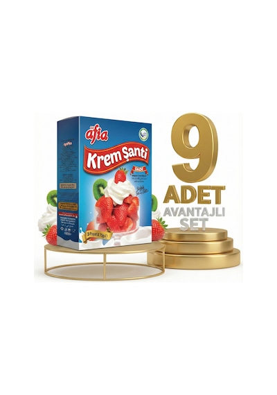 Afia Sade Krem Şanti 3x75 Gr 225 Gr X 9