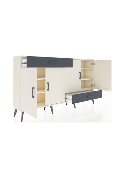 Arges Konsol 5 Raflı 2 Çekmeceli 4 Kapaklı 176x30x99 Aytaşı-aytaş Aytaşı-aytaşı/antrasit Arges Konsol 5 Raflı 2 Çekmeceli 4 Kapaklı 176x30x99 Aytaşı-aytaş Aytaşı-aytaşı/antrasit