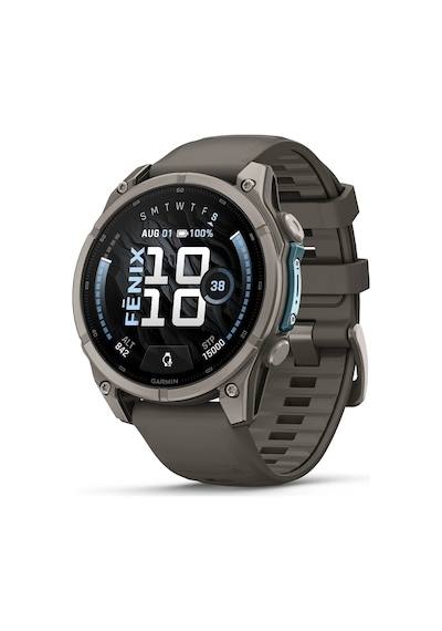 Garmin Fenix 9 47 MM Silikon Kayışlı Titanyum Çakıl Akıllı Saat (Distribütör Garantili)