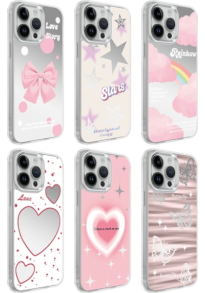 Apple iPhone 14 Pro Uyumlu Aihttgli Parlak Tasarımlı Mimbo Kılıf-no3 NO3 No3