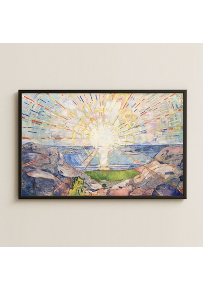 Edvard Munch Güneş Uv Baskı Pvc Tablo