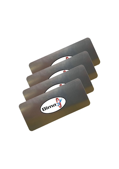 Rötuş Rütüş Rutuş Çeliği 4cmx9cm 4 Adet  Ekstra Çapağı Alınmıştır