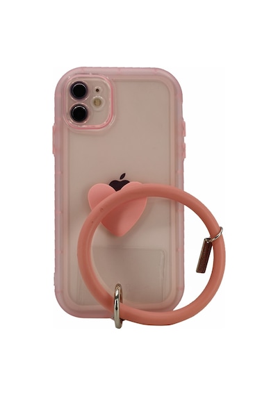 Apple Uyumlu iPhone 11 Nettech Halka Bilekli Seffaf Seri Arka 556740523