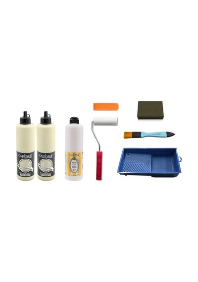 Cadence 1 Litre Dantel 500ml Yarımat Vernik Set Karışık Karışık