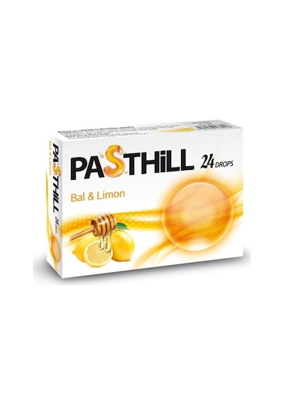 Pasthıll Bal ve Limon 24 Adet Boğaz Pastili