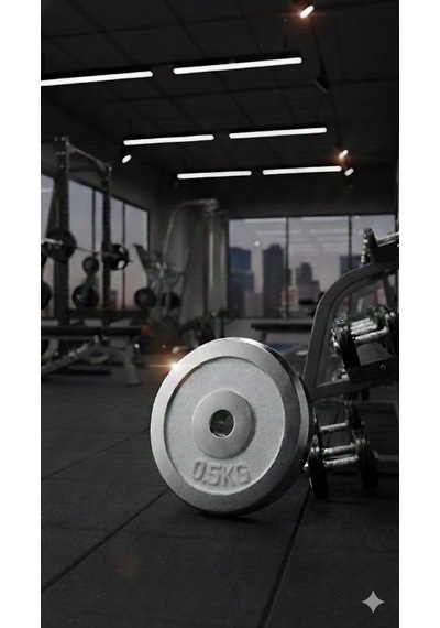 50 Kg Dambıl Crom Dambıl 0,5 Kg Ağırlık Plaka