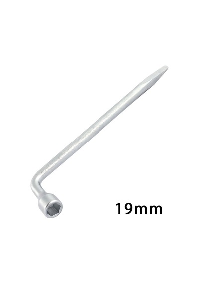 L Pipo Tip Tek Kol Çelik Bijon Anahtarı 19mm