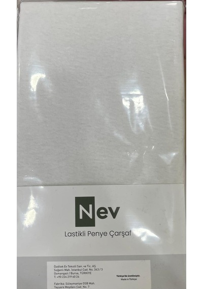 Özdilek Nev Marka Lastikli Fitted Penye Çarşaf 100x200 + 30 Cm Yükseklik 30 Cm Beyaz Çok Renkli
