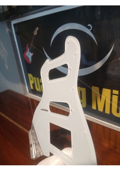 Elektro Gitar Pickguard Şeffaf 12 Delik H/s/s Özel Tasarım Şeffaf Strat Ön/arka