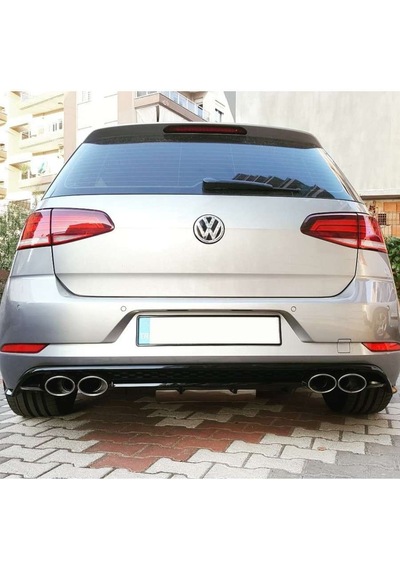 Volkswagen Golf 7.5 R Difüzör 2017 Ve Sonrası R Difizör Parlak