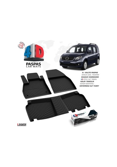 Mercedes Citan 4d Havuzlu Paspas 2013-2021 A+ Kalite