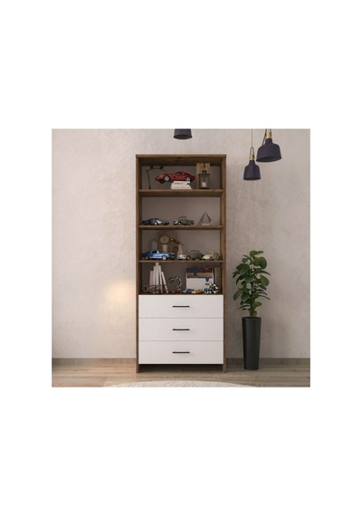 3 Çekmeceli Atlantik Çam - Beyaz Kitaplık Modern Ve Çok Amaçlı Açık Raflı Dolap 80x38x182 Cm Atlantik Çam-beyaz - 894107361 Atlantik Çam-beyaz 3 Çekmeceli Atlantik Çam - Beyaz Kitaplık Modern Ve Çok Amaçlı Açık Raflı Dolap 80x38x182 Cm Atlantik Çam-beyaz - 894107361 Atlantik Çam-beyaz