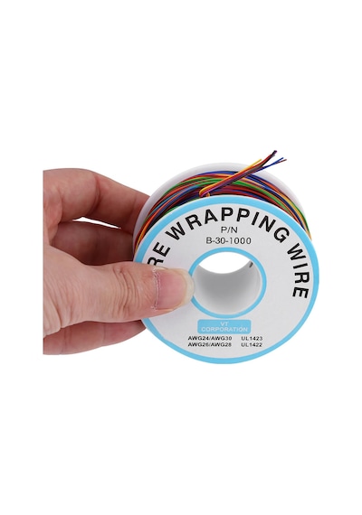 Alkatronik-280 Metre 8 Renk 0.25Mm Tel Kalınlığı 30Awg Makara Atlama Kablosu