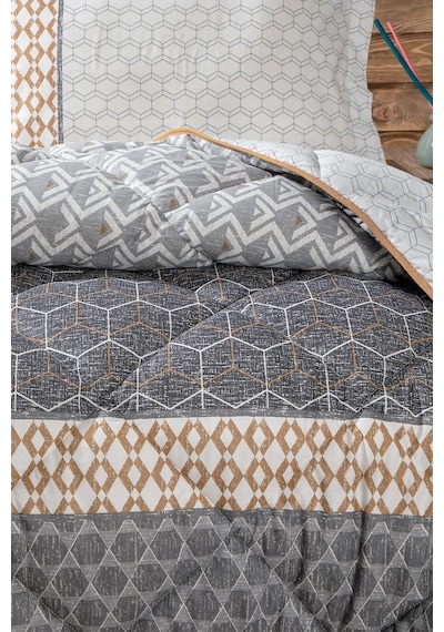 Yataş Bedding Taren Çift Kişilik Uyku Seti - Gri