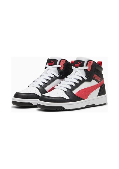 Puma Rebound V6 Mid Günlük Spor Ayakkabı C-pum393831j10p16 Siyah - Beyaz