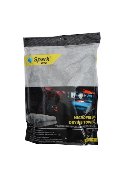 Polikur 3356 Güderi Oto Kurulama Bezi & Spark 7050 Oto Eldiveni & Spark 2316 Peluş Bez 3'lü Set