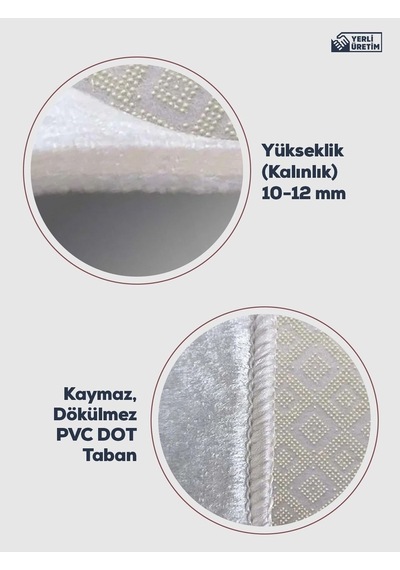 Dijital Baskılı Yıkanabilir Kaymaz Taban 2li Banyo Halısı Paspas Klozet Takımı 6652b